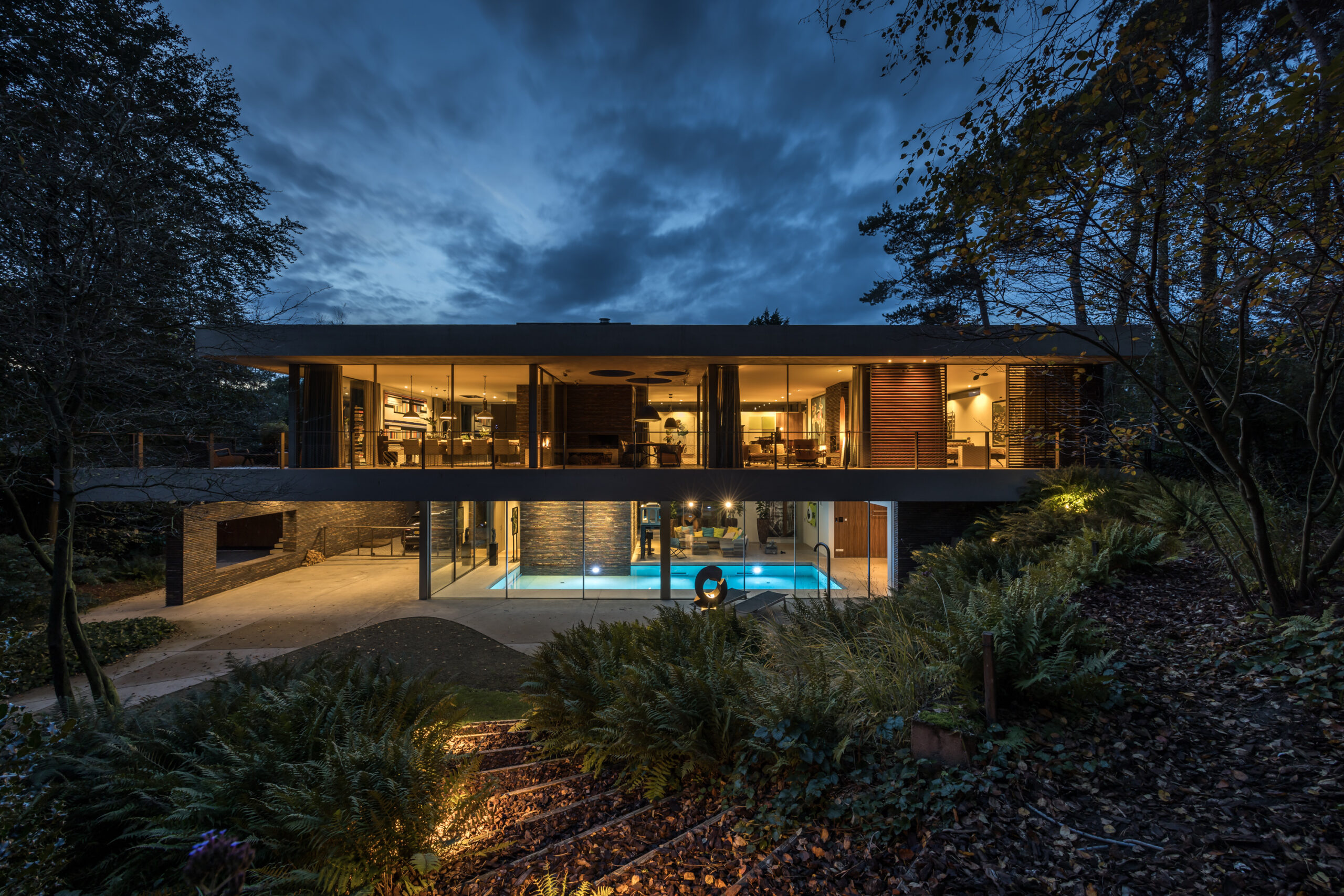 Duinvilla, Bosch en Duin - Villa Panorama Media - Evening Photography Real Estate
